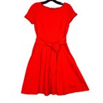 Kate Spade  Red Tie Waist Ponte Dress - XS Photo 3
