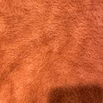 ASTR  The Label Square Neck Fuzzy Crop Sweater in Rust Photo 3