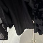 Disturbia Lilias Devore Velour Mesh Tiered Mini Dress Black Size 12 Photo 6