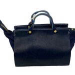 Old Trend Out West Handcrafted Leather Satchel Crossbody New Blue Photo 9