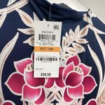 JM Collection Womens Petite Small Floret Sheath Keyhole Dress Hawaiian Tropical Photo 11