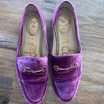 Sam Edelman Loraine Velvet Loafers Size 7.5 Photo 2