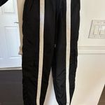 Danielle Guizio  Small Striped Track
Pants Joggers Nylon Black White size xs Photo 9