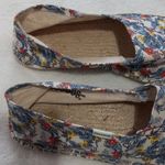Soludos Multicolored Floral Leaf Print Canvas Jute Slip On Flat Espadrilles Photo 10