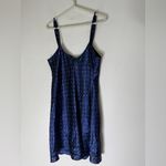 Morgan Taylor  intimates Blue‎ Polka Dot Satin Slip Nightgown Medium Photo 1