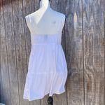 Wild Fable White Lined Tiered Sundress Sleeveless Mini Size S Summer Vacation Photo 2