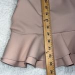 TCEC  women's small blush asymmetrical dress ruffle sleeves & hem bridesmaids NWT Photo 3