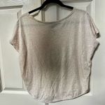 Anthropologie  oatmeal colored short sleeved body top Photo 9