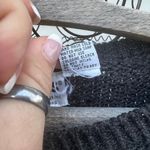 Vintage 80s rrrruss Sleeveless Sweater Art Deco Chevron Blue Black Wool Blend Size L Photo 6