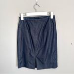EXPRESS  | Dark Blue Chambray Pencil Skirt Sz 2 Photo 2