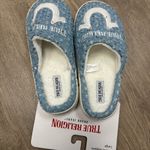 True Religion New  Blue Sequin Women's Slippers Photo 1