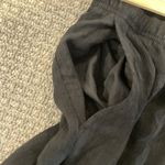 Gap  Pants Womens XL Wide Leg Pull On Stretch High Rise Beachy Coastal Black Pock Photo 4