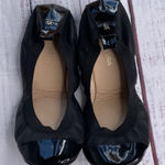 Yosi Samra Black Patent Ballet Flats Size 9 Photo 0