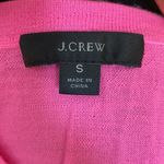 J.Crew  Womens Bright Pink Wool Crewneck Long Sleeve Sweater Photo 2