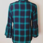 Tinseltown Stitch Fix  plaid blouse size small Photo 4
