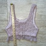 Wet Seal West Seal Lined Lace Crop Tank Top‎ Size M Boho Pink Photo 4