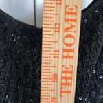 BANJUL Black Sequin  2 Piece Crop Bandeau and Pants Set Size L Photo 13