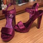 Madden Girl Purple Suede Heels Photo 0