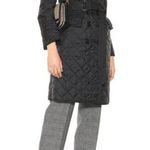 Burberry  The Horberie Quilted Shell Trench Coat In Black XS NEW Photo 0