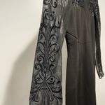 Karen Millen  embroidery sheer top black dress ✨ Photo 3