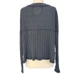 Free People WE THE  In The Mix Henley Top Boxy Oversized Ribbed Slouchy Size M Photo 7