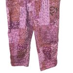 Pilcro  Anthropologie The Roamer Floral Patchwork Pants Pink Purple Size 28 Photo 3