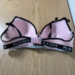 Playboy New Women’s  Pink Black Lacey Underwired Lightly Padded Bra size 38C Photo 4