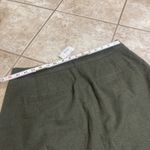 Madewell  Heather Expedition Olive Green Wool Blend A-Line Skirt Sz  12 nwt cargo Photo 11