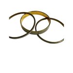 J. Crew gold and creme bangle bracelet and 2 thin bangle bracelets Photo 5