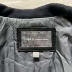 Vintage Leather Bomber Jacket Black Size XL Photo 8