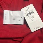 J.Jill Ponte Dress SzMP True Red Bell Sleeves Side Pockets Career Special Events Photo 5