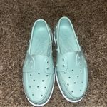 Sperry Ladies Topsider Light Seafoam Green Slip On Boat FloatingWater Shoes Sz 9 Photo 1