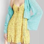 Wild Fable Floral Multicolor Spaghetti Strapped Front Tie Dress WORN ONCE Photo 0