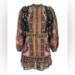 Farm Rio  Green Flowering Garden Tree Mini Dress, Size Small , $248 Photo 7