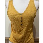 Candie's Candie’s~ V-Neck Sleeveless ~ Size Small ~ Gold Yellow Photo 0