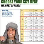 Trapper Hat Winter Warm Hats Russian Fur Hat Ushanka Eskimo Hat Ear Flap with Faux Fur for Men or Women Photo 5