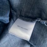 Jane and Delancey  Ruffled Denim Button Down Long Sleeve Shirt Photo 8