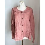 Flax  Jacket 100% Linen Peter Pan Collar Jacket New Photo 1