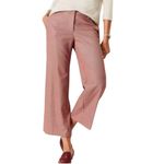 J.Jill ‎ Womens Houndstooth Wide Leg Cropped Career Pants Size 14 Photo 2