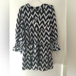 Tuckernuck Pomander Place Kenzo Dress in Navy Blue and White Ikat Size XXL Photo 2