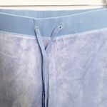 Champion Light Blue Velvet Feel Drawstring WIder Leg Track Pant Sweatpants Photo 3