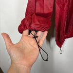 Alembika Red Faux Suede Hoodie Size 3 or US 10/12 Photo 6