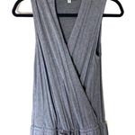 Max Studio Gray Surplice Neck Sleeveless Jogger Jumpsuit Size XS Photo 4