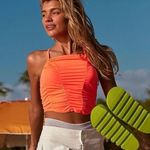 Free People Movement ‼️FP Movement Shirr Enough Tank in Neon Coral‼️ Photo 0