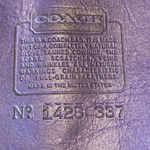 Coach Purple Leather Sling Bag Vintage Backpack Mint Condition RARE 9929 COA Photo 12