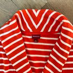 Merona Red White Striped Sweater Size XL Photo 3
