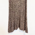 Reformation  Bates Leopard Midi‎ Dress in Brown Tan Party Vacation Resort Size 2 Photo 9