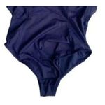 ANDIE NWT Havana Empire Waist One Piece Swimsuit Removable Cups L Navy Blue Photo 10