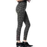 joe's jeans New Leopard Print Raw Hem High Rise Skinny Ankle Jeans Grey Photo 2