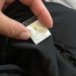 Black Floral Swimsuit Tropical Deep Plunge Backless Halter Size Small NWT#1845 Red Photo 5